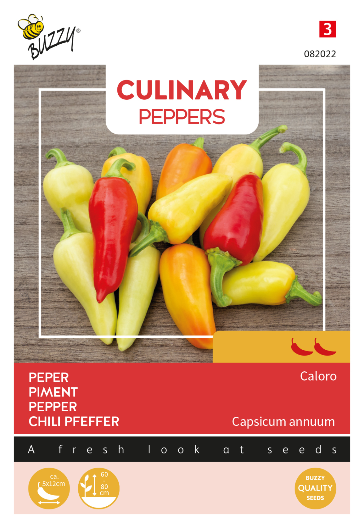 Buzzy® Culinary Peppers Caloro - Milde Gele Peper - Dik & Vlezig