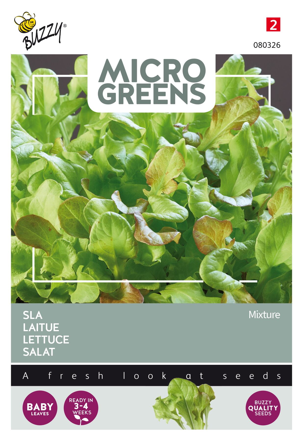 Buzzy® Microgreens - Lettuce seeds - mixed