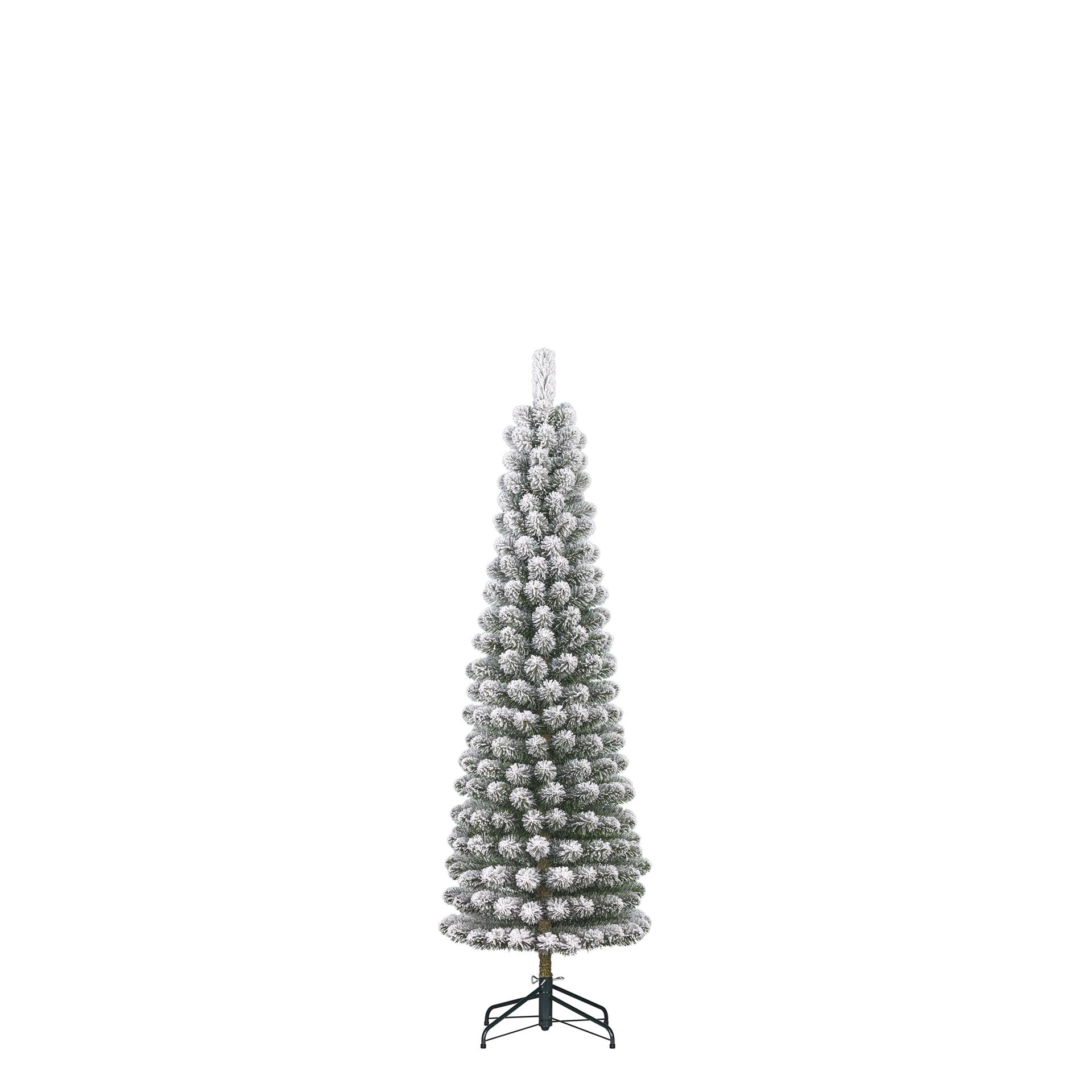 Kerstboom-Charlton-Pilar-D48xH155cm-frosted-groen
