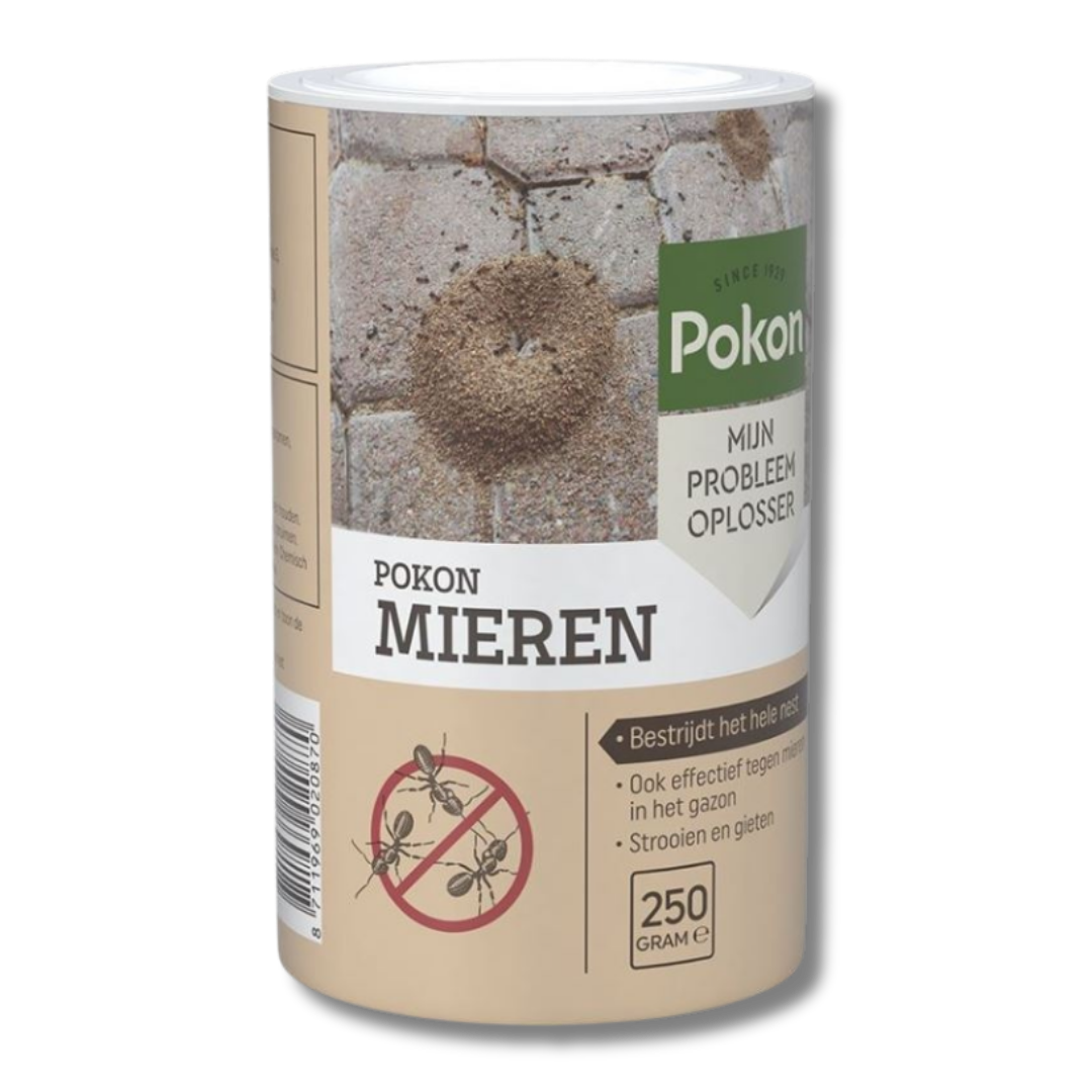Pokon Tegen Mieren Korrels 250gr - Biociden - Voor Buiten - Bestrijdt Nest - Effectief Tegen Mieren in Gazons