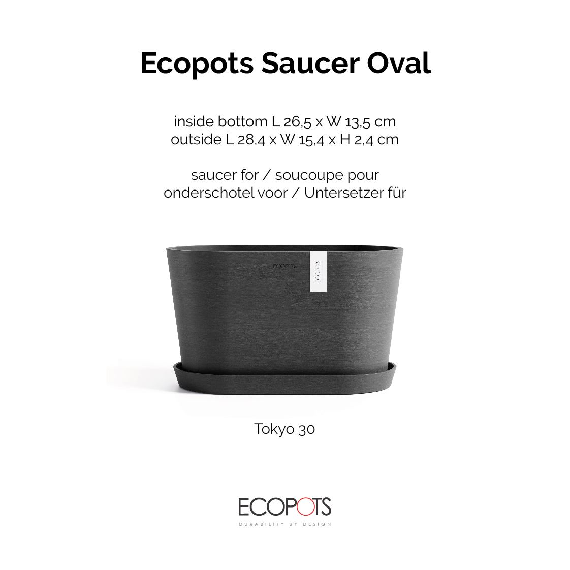 ecopots-onderschotel-ovaal-Tokyo-Dark-Grey-LBH-28-4x15-4x2-4-cm