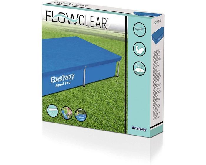 Bestway-afdekzeil-Flowclear-Voor-de-Steel-Pro-zwembaden-224x154cm-