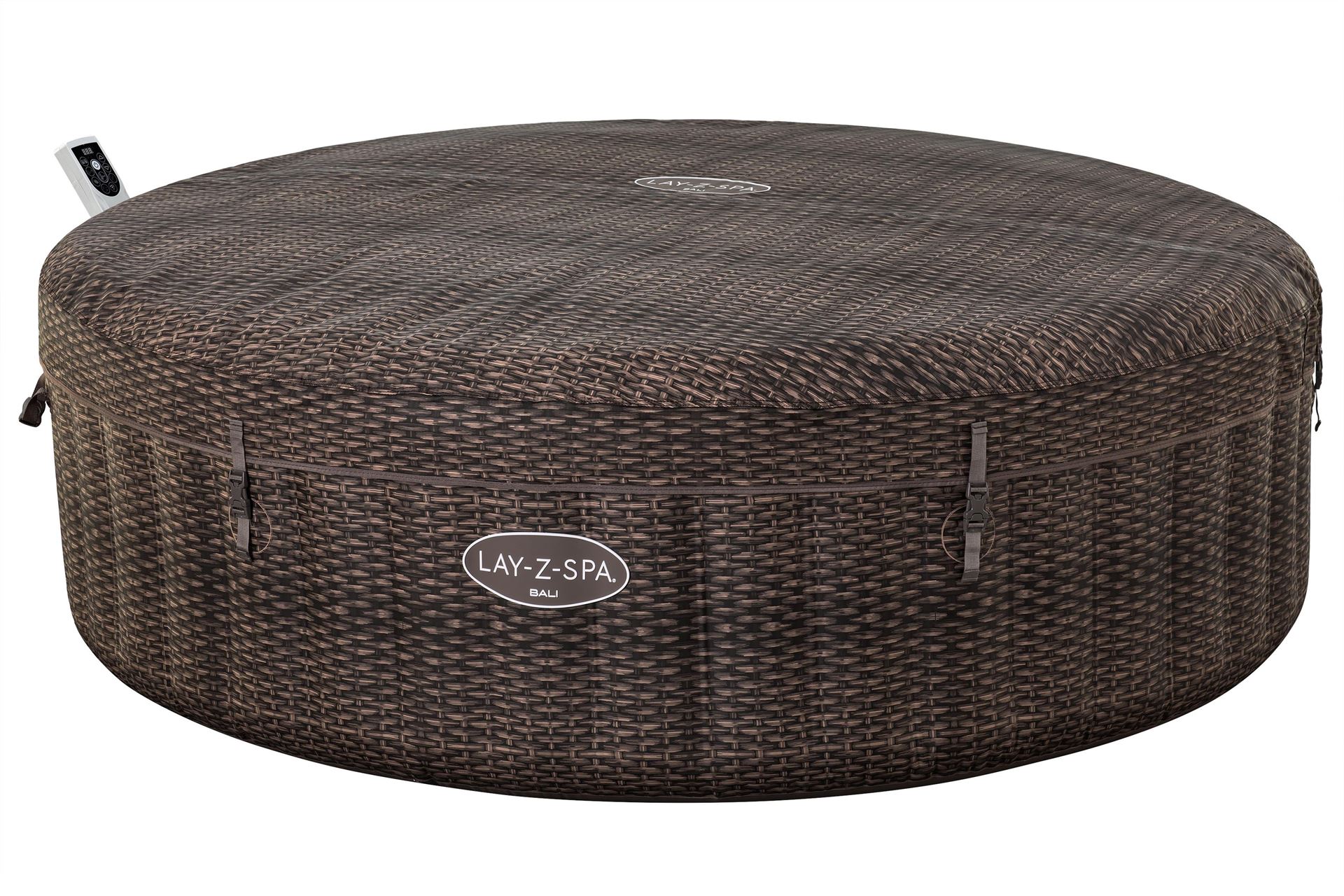 Lay-Z-Spa2-16mx71cm-Bali-MaxHold-EnergySense-UltraFit-Smart-AirJet-7-Brown-Rattan-Round