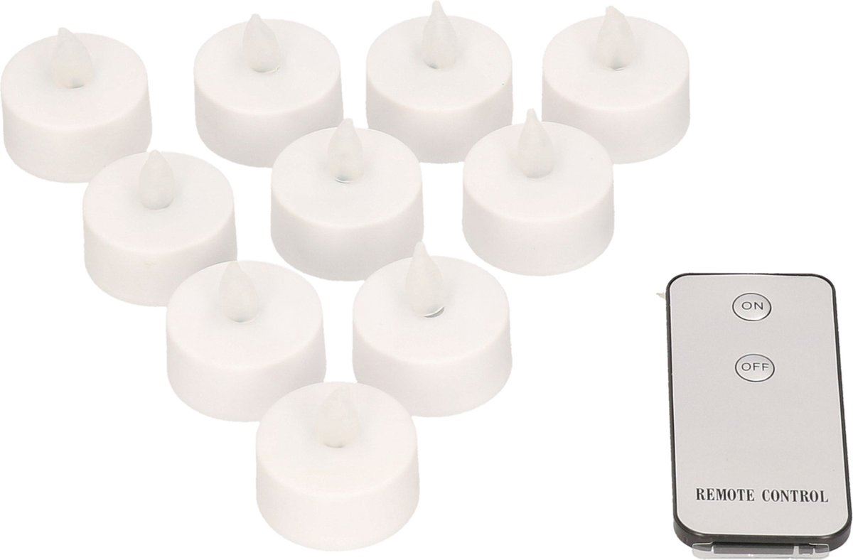 Theelicht-10stuks-vlameffect