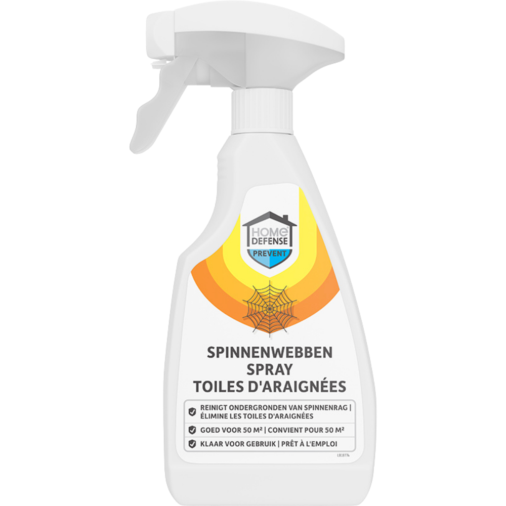 HOME DEFENSE® Spray Anti-Toiles d’Araignées 500 ml