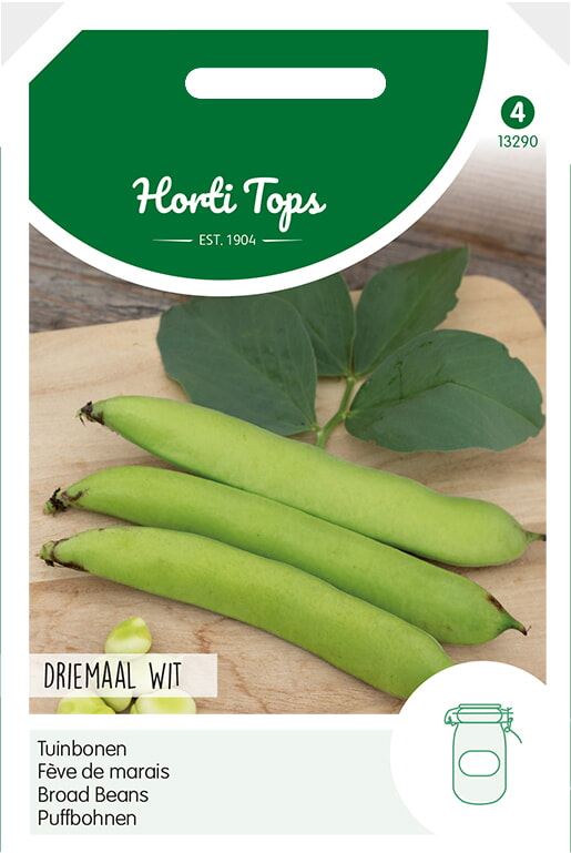 Tuinbonen-Driemaal-Wit