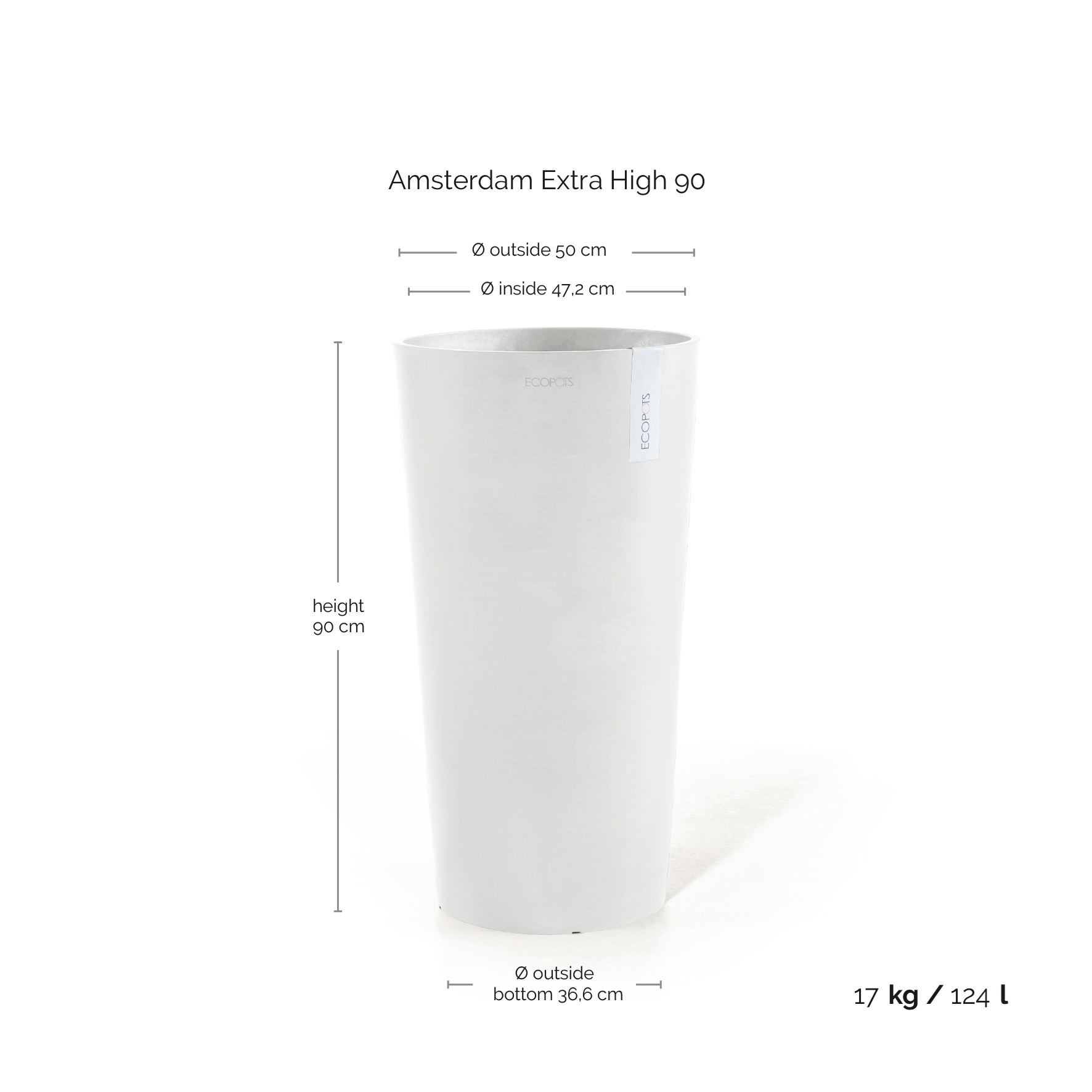 ecopots-Amsterdam-Extra-High-Pure-White-50-cm-H90-cm