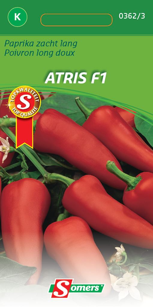 Somers Bell Pepper Soft Long Atris F1 - Poivre hybride