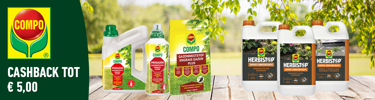 compo cashback herbistop lawn fertiliser