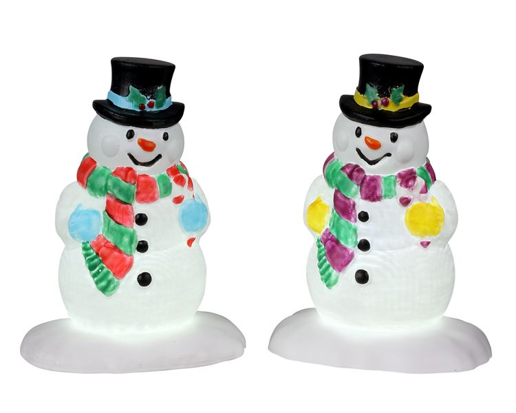 Lemax-Holly-Hat-Snowman-Set-Of-2-B-O-4-5V-