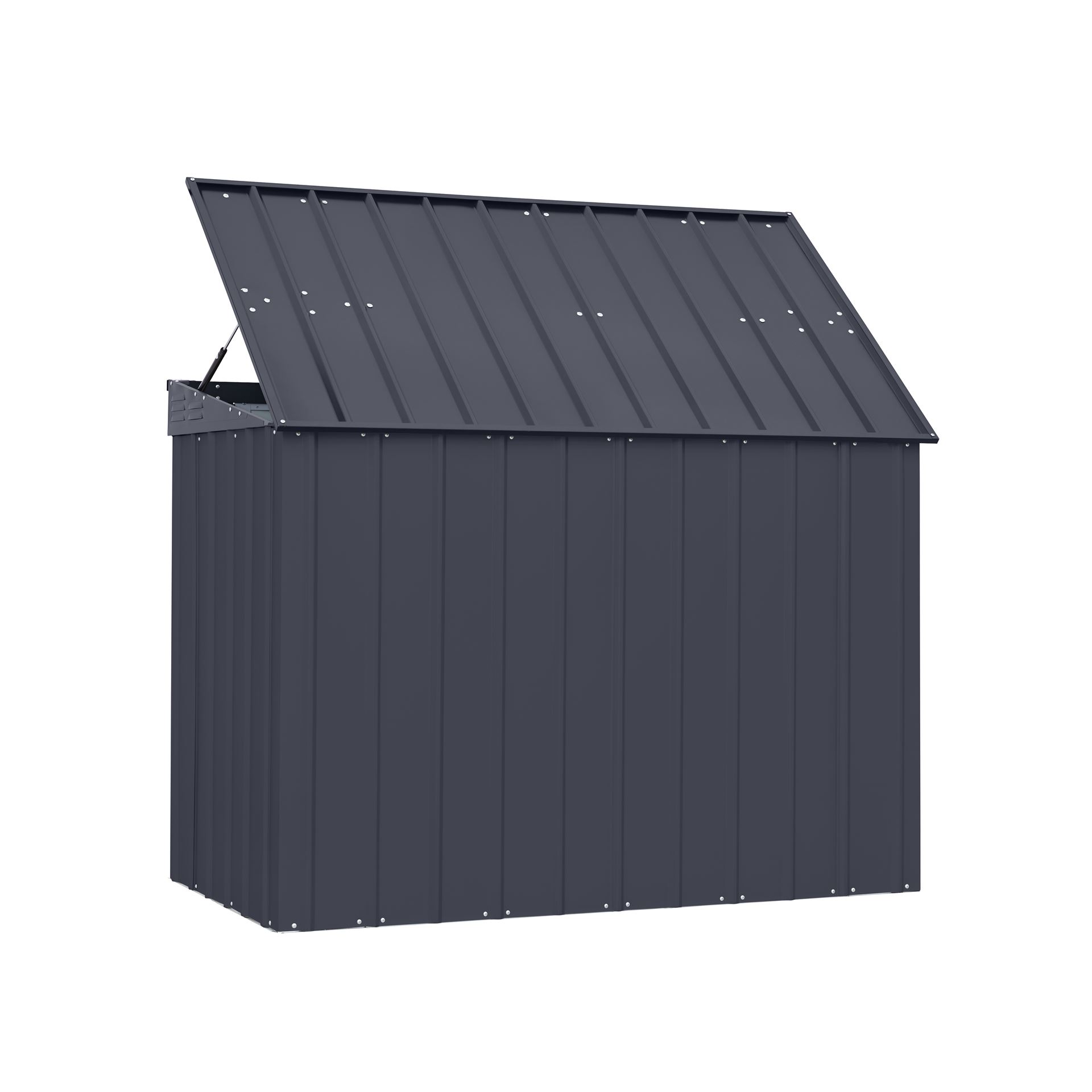 Afvalcontainer-berging-Easy-53-antraciet-Tuinberging-metaal-B171-x-L95-x-H131-5-cm