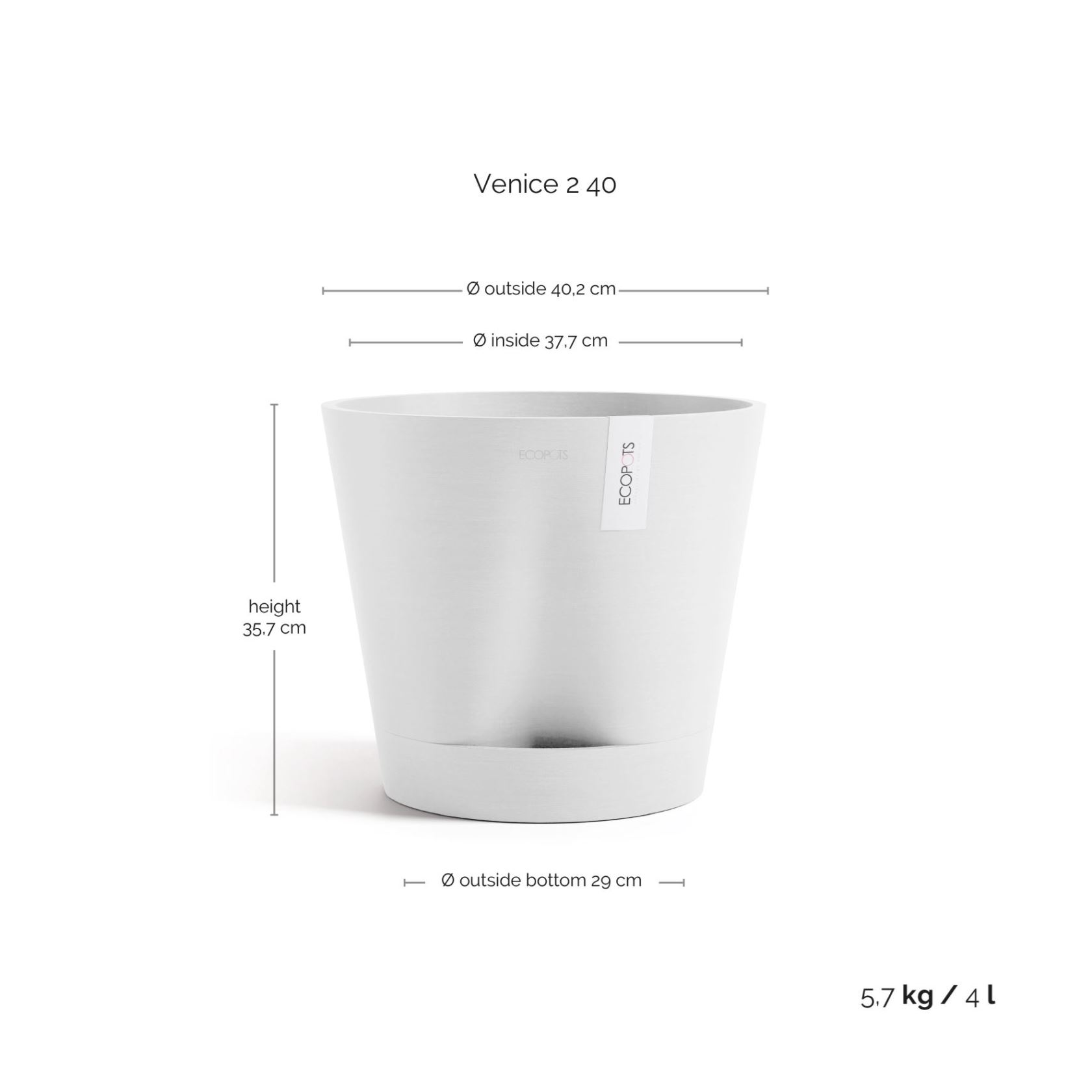 Ecopots-venice-2-pure-white-40-cm-H35-cm-incl-waterreservoir