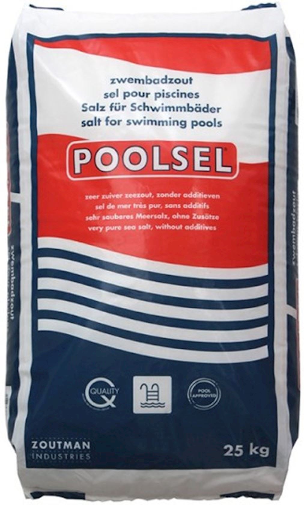 Poolsel refined pool salt 25kg