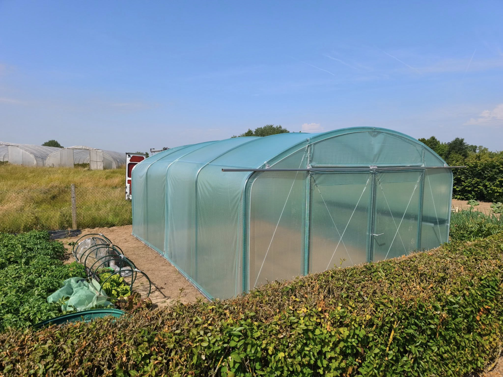 Serre tunnel Filclair Elegant - 4,20 x 4,50 m - 18,9 m²