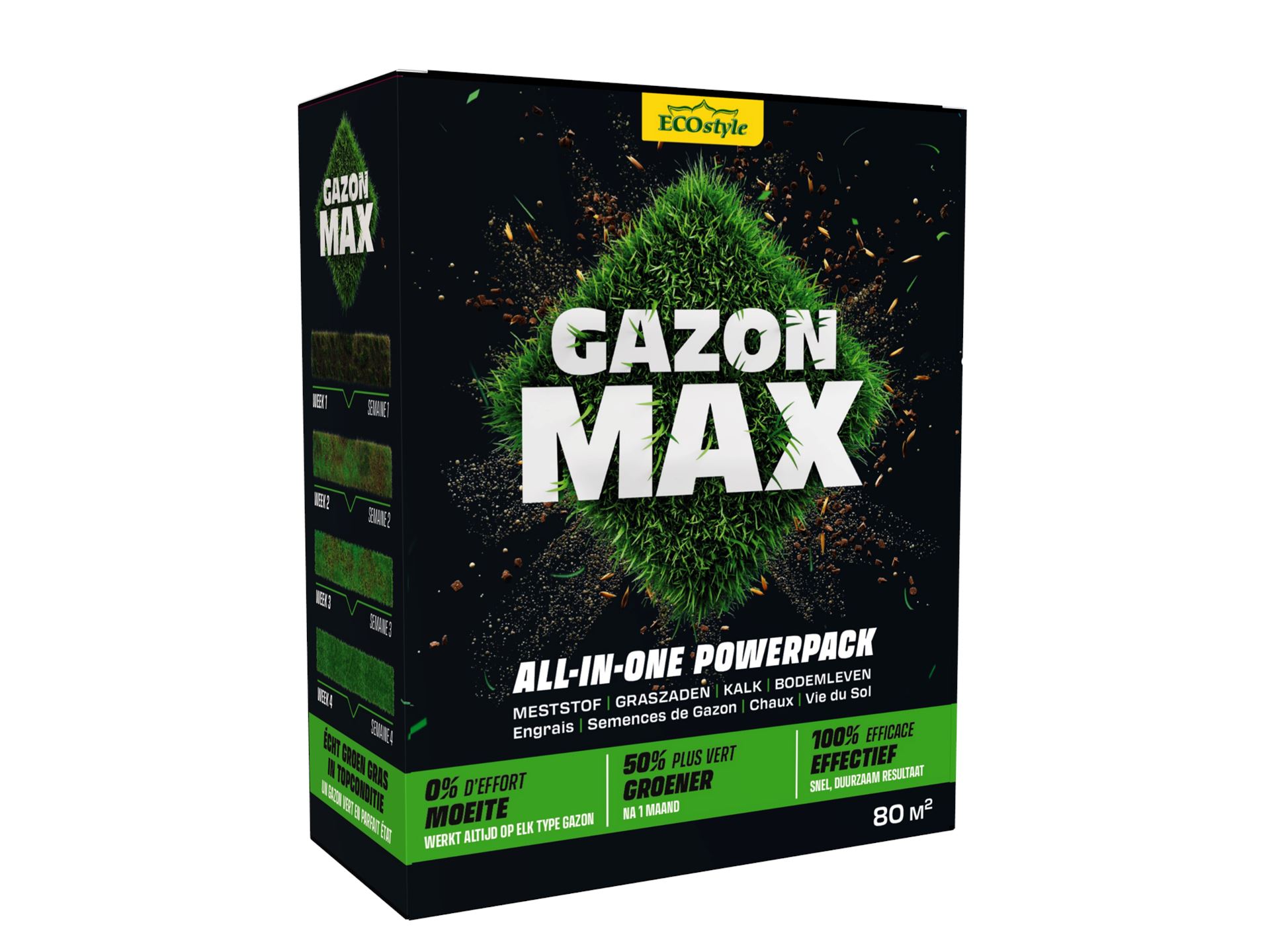 Ecostyle lawn fertilizer GazonMax - 4kg for 80m²