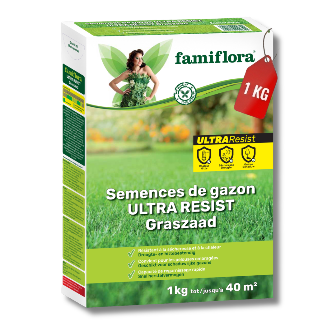 Famiflora grass seed 1kg up to 40m² - Ultra Resist - all-rounder