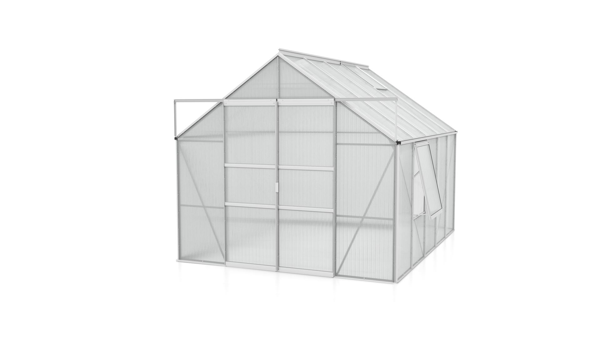 Meridian-2-8300-HKP6mm-Polycarbonaat-serre-Vrijstaand-B254-4-x-L316-6-x-H231-8-cm