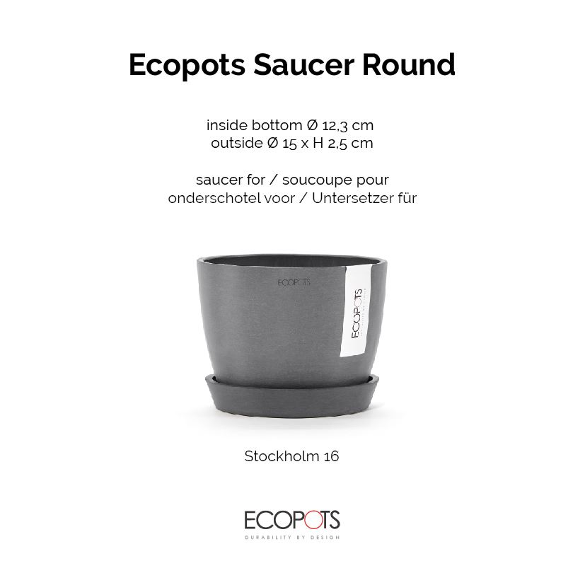 Ecopots-stockholm-mini-onderschotel-rond-grey-15-cm-H2-5-cm