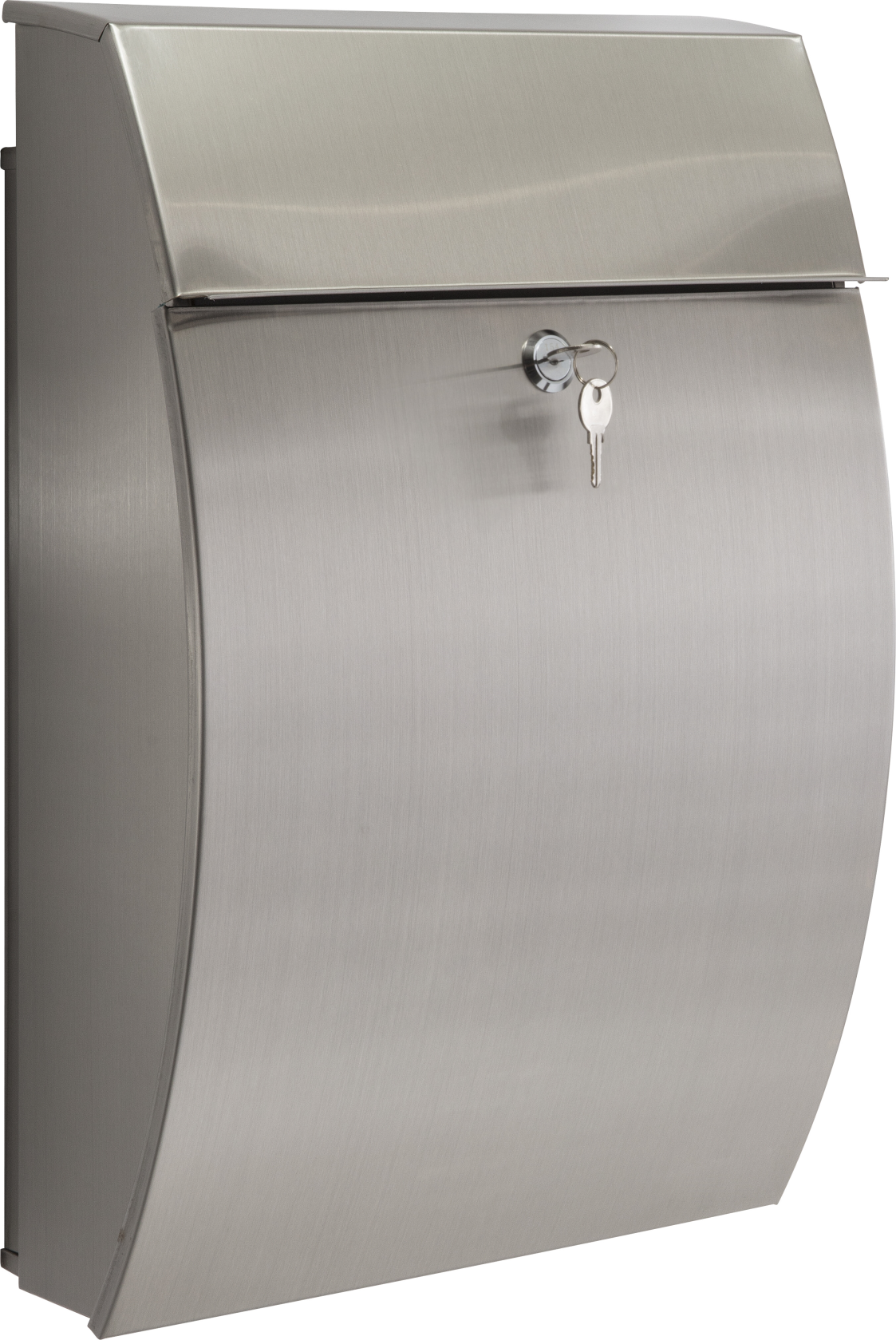 Practo Garden new york inox - Brievenbus in inox - 15x32x48cm