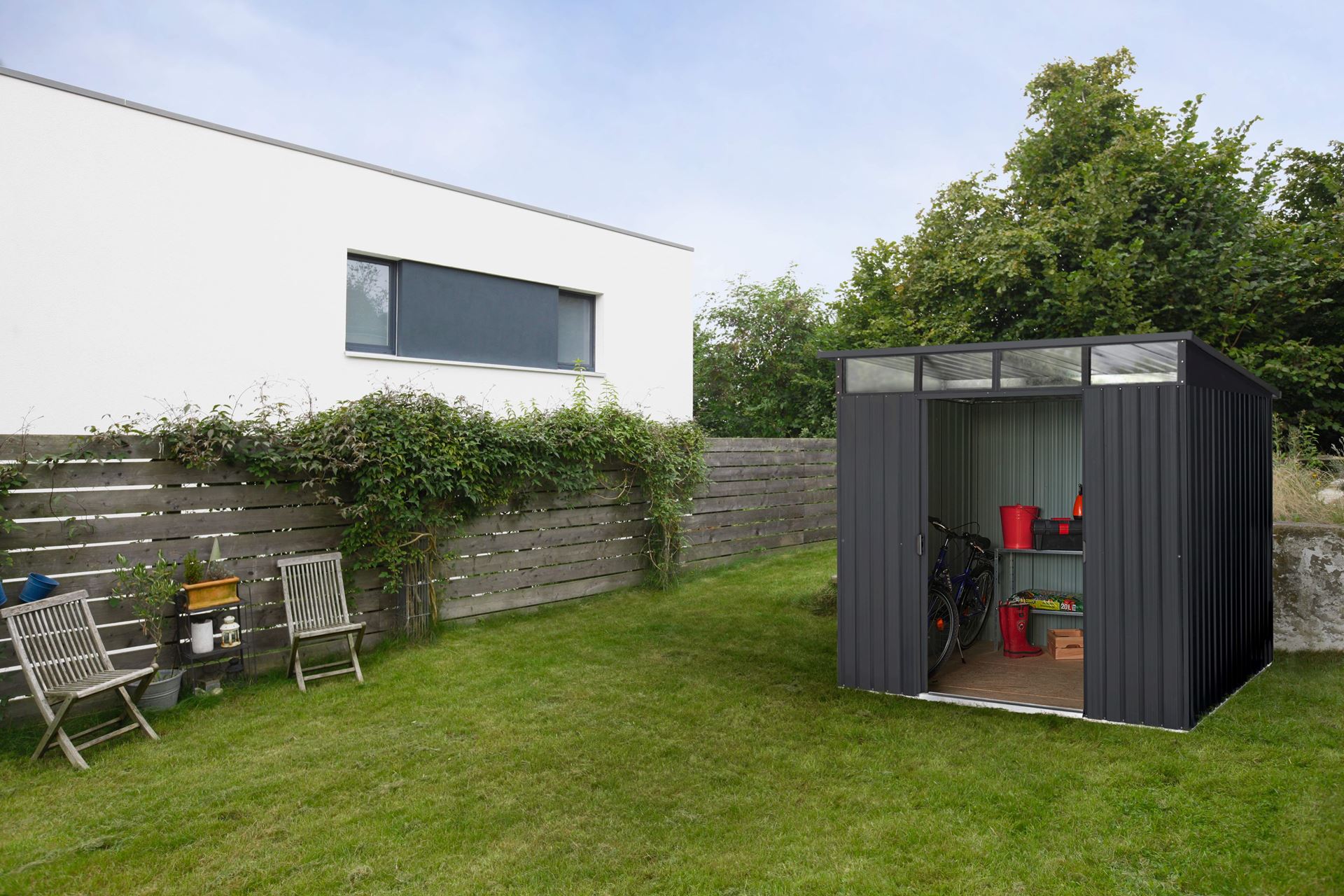 Tuinberging-Lubeck-89-antraciet-matt-Tuinberging-metaal-B224-x-L267-x-H203-cm