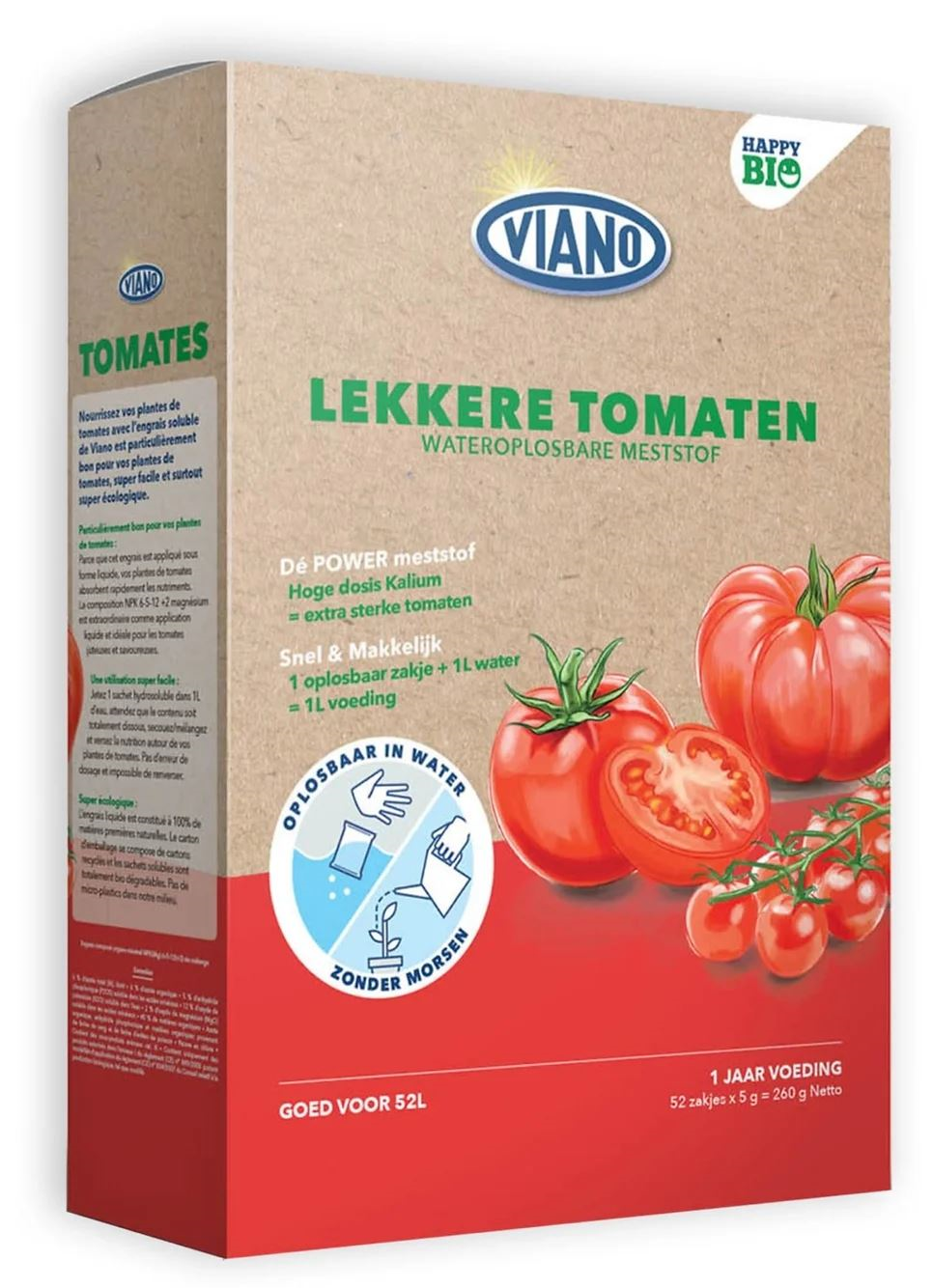Organic water-soluble fertilizer for tomatoes