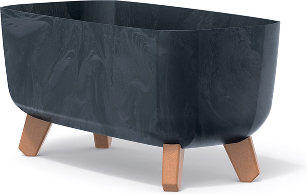 Prosperplast Gracia Case Bloempot - Antraciet - 39 cm - Beton Look