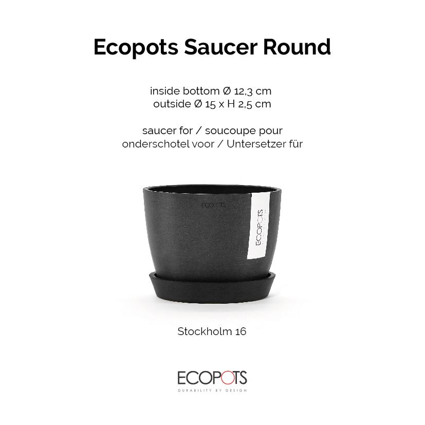 Ecopots-stockholm-mini-onderschotel-rond-dark-grey-15-cm-H2-5-cm