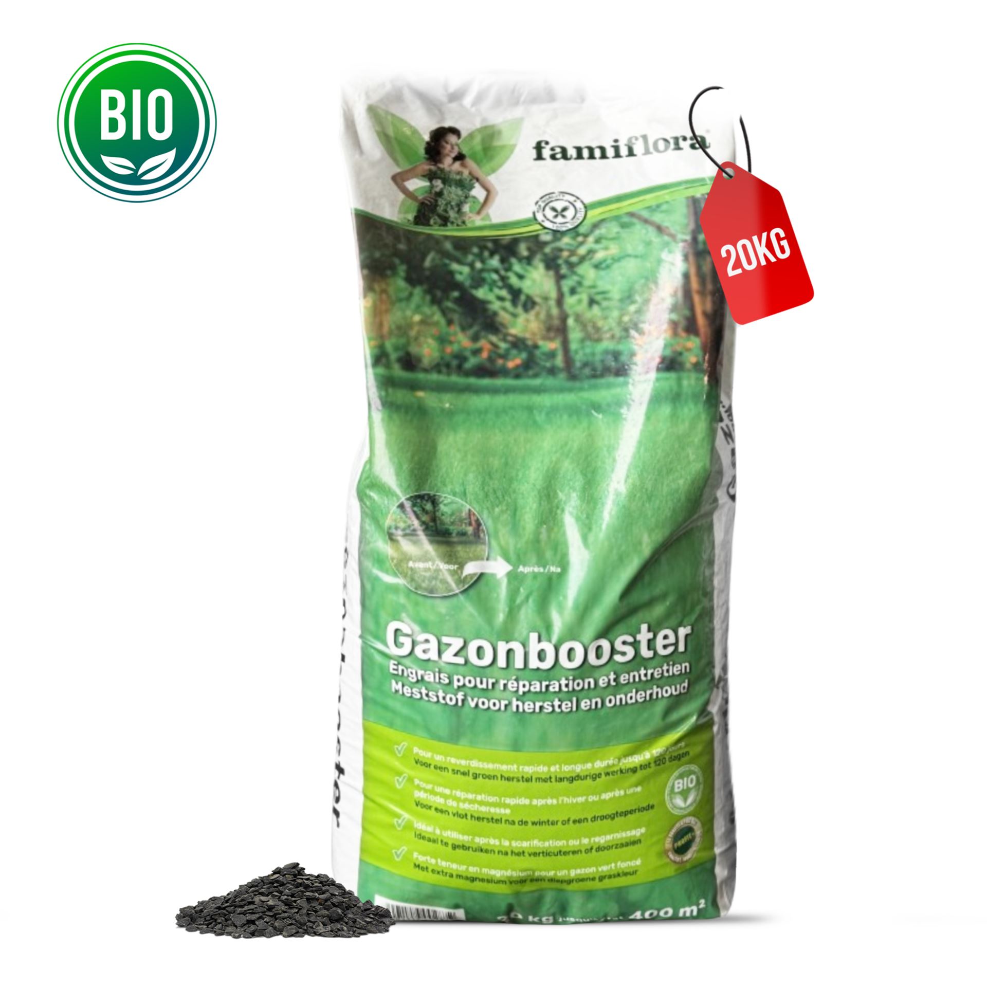Famiflora BIO Lawn Booster 20kg (up to 400m²)