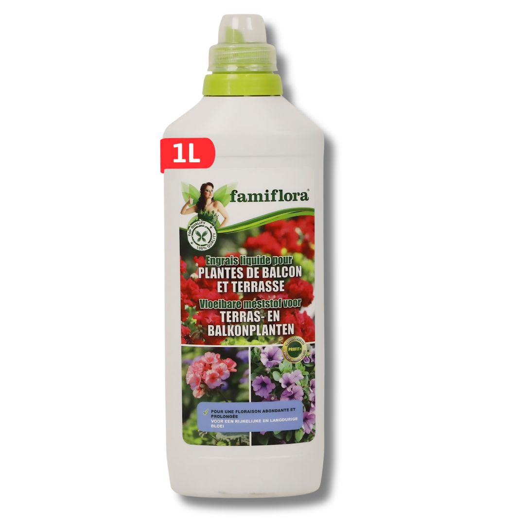 Famiflora vloeibare meststof voor terras- en balkonplanten - 1 L
