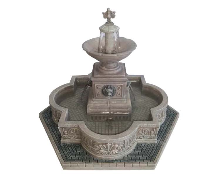 Lemax-Modular-Plaza-Fountain-With-4-5V-Adaptor