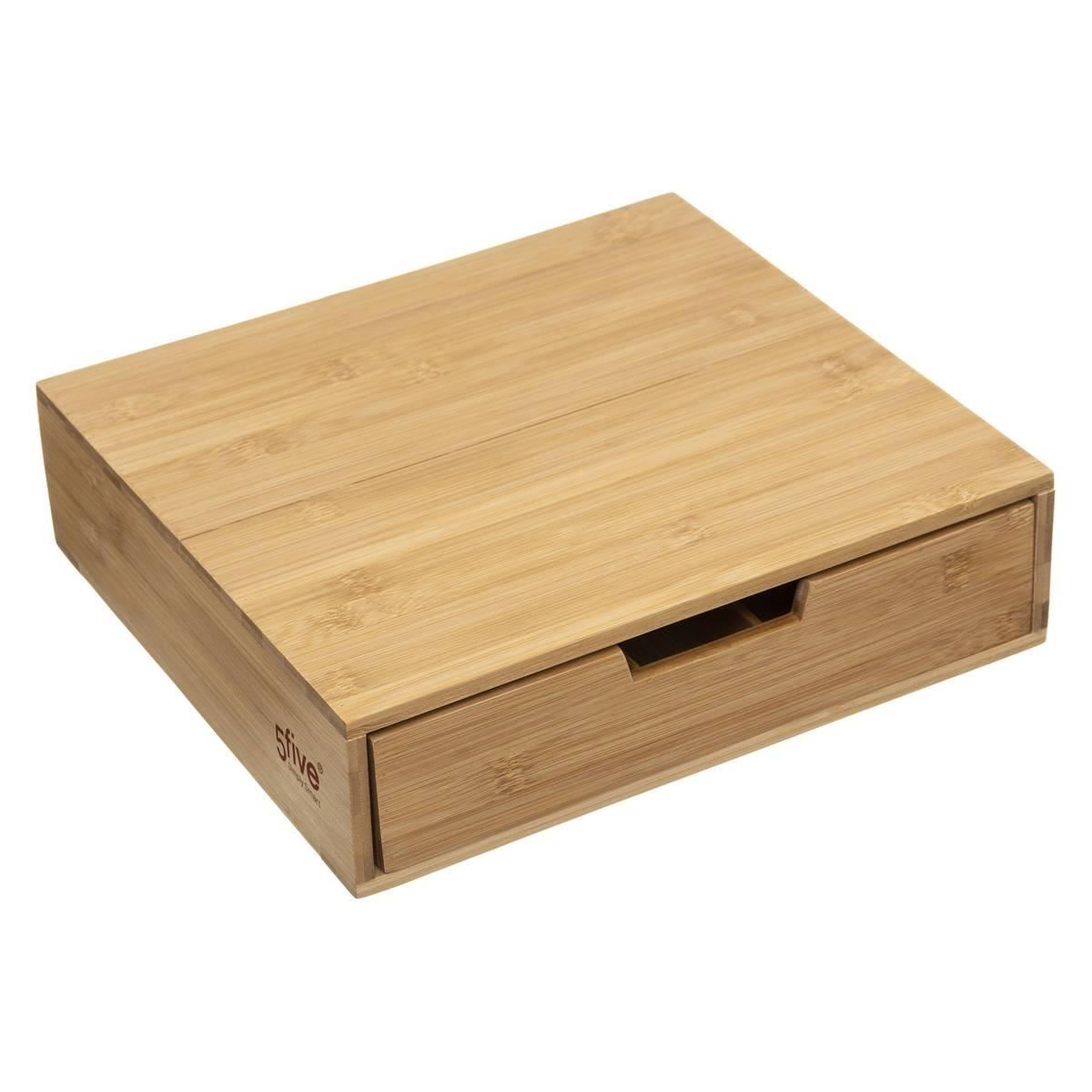Opbergdoos-voor-capsules-34x31x8cm-bamboe-1-lade
