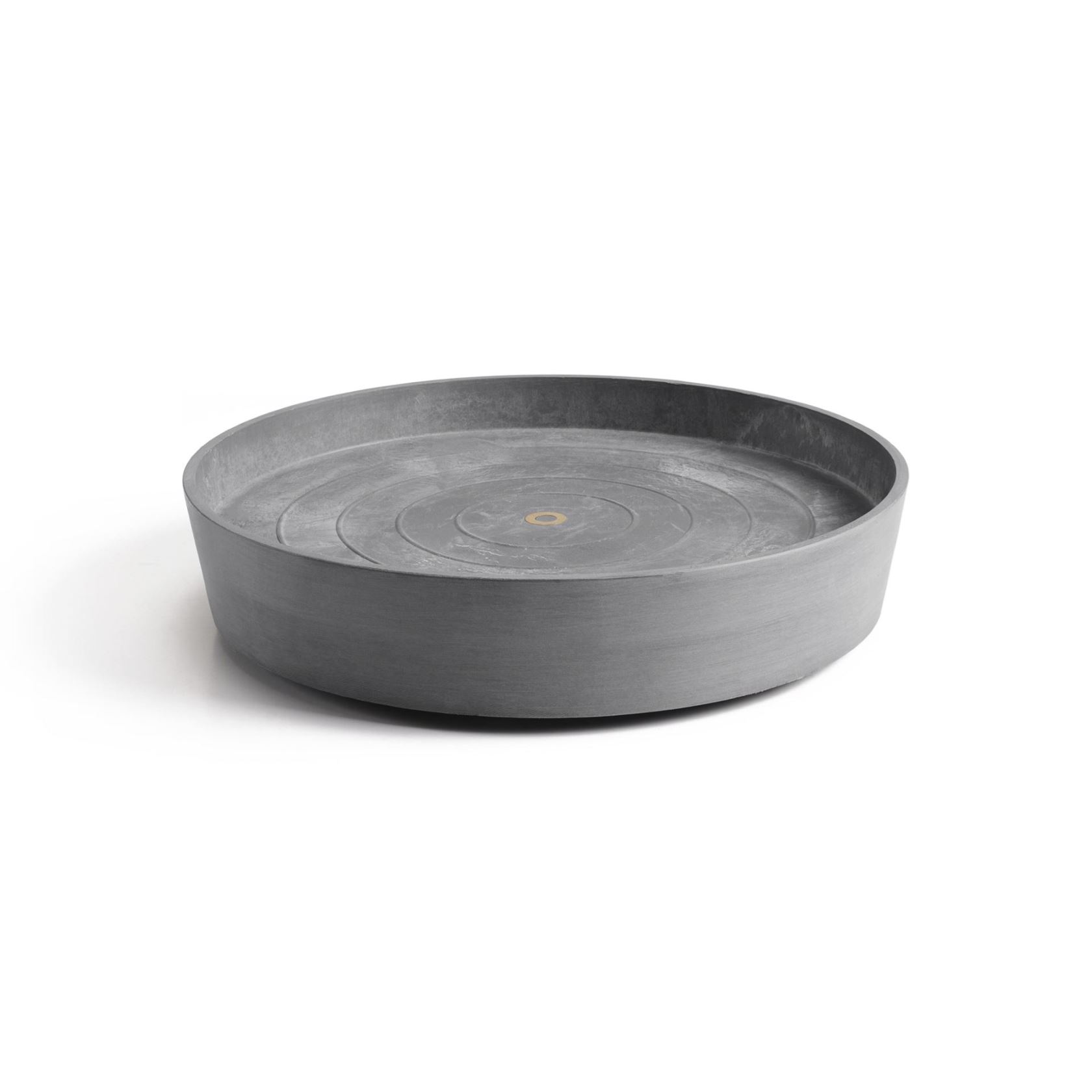 Ecopots onderschotel op wielen - Rond - Grey - Diameter 41,6 x H9 cm