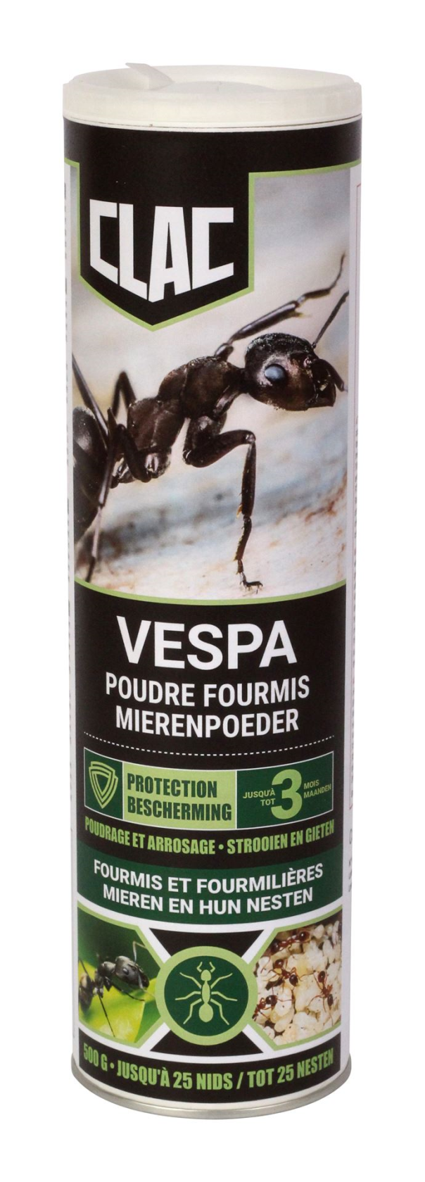 Clac Vespa Ants Powder - 500g - Contre les fourmis et les cafards