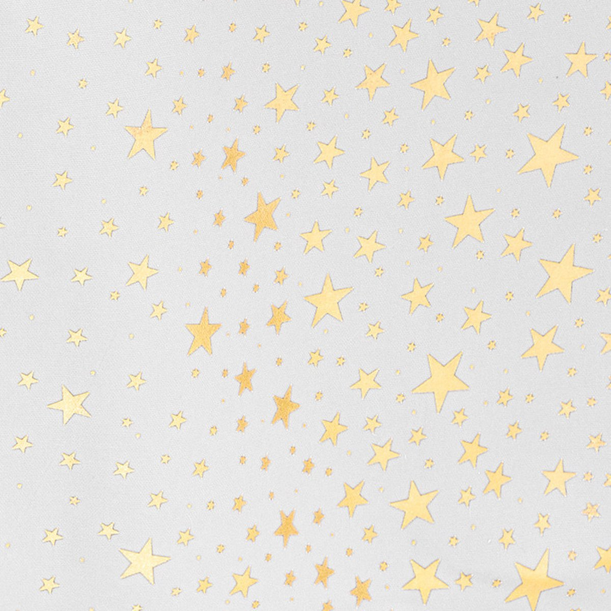 Feeric Tafellaken 140x360 cm – Wit – Katoen – Gouden Sterren – Rechthoekig