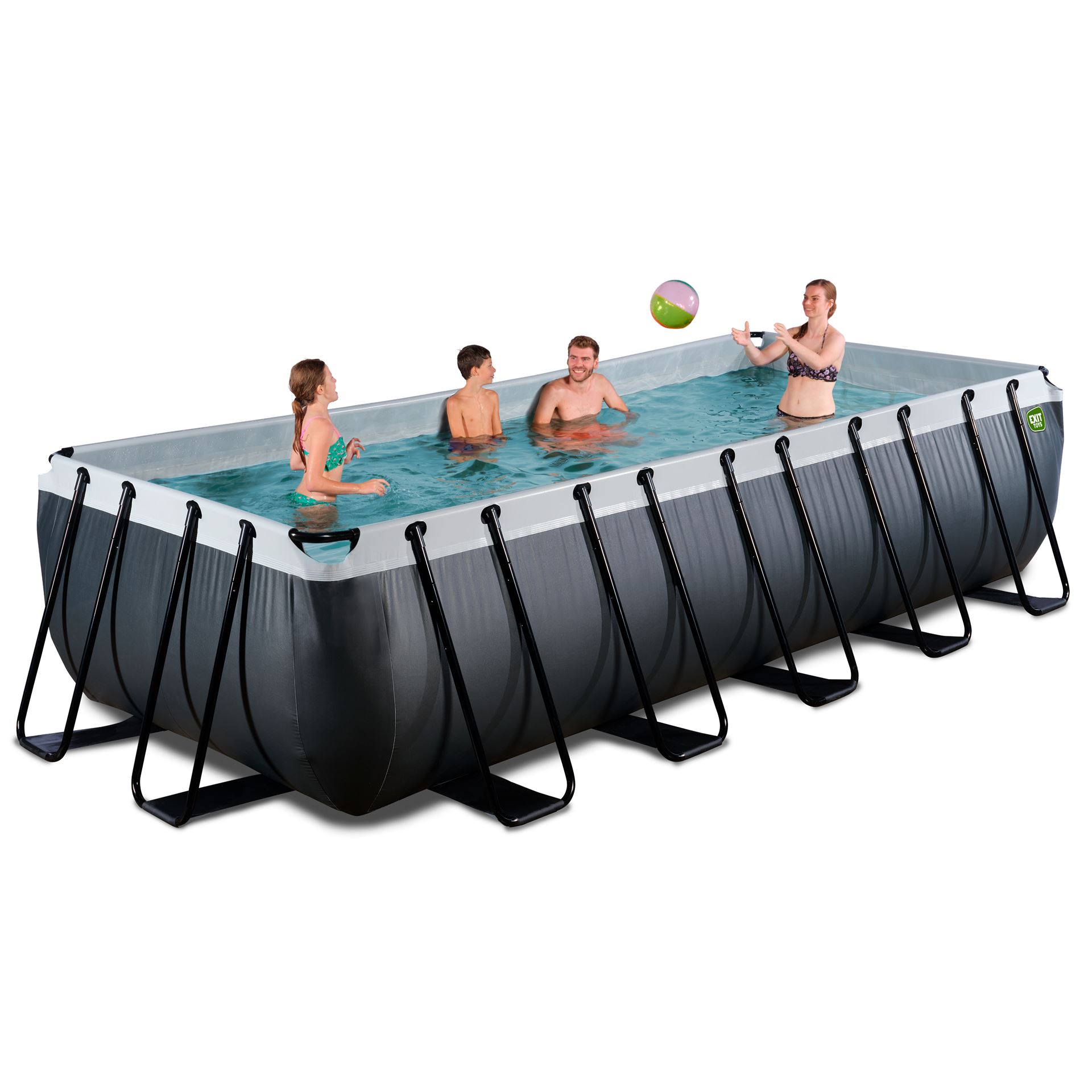 EXIT-Black-Leather-zwembad-540x250x122cm-met-zandfilterpomp-zwart