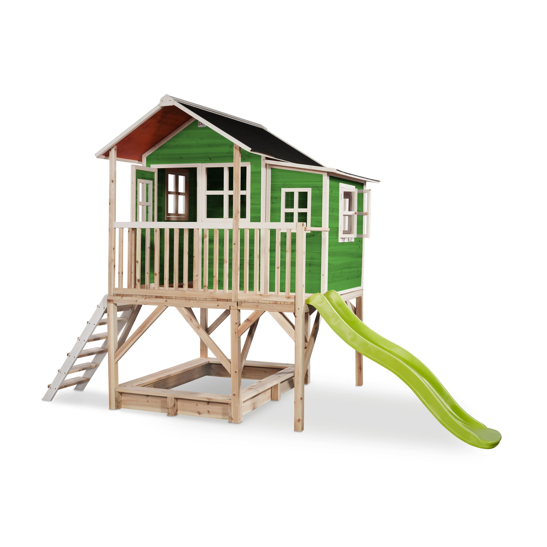 EXIT-Loft-550-houten-speelhuis-groen