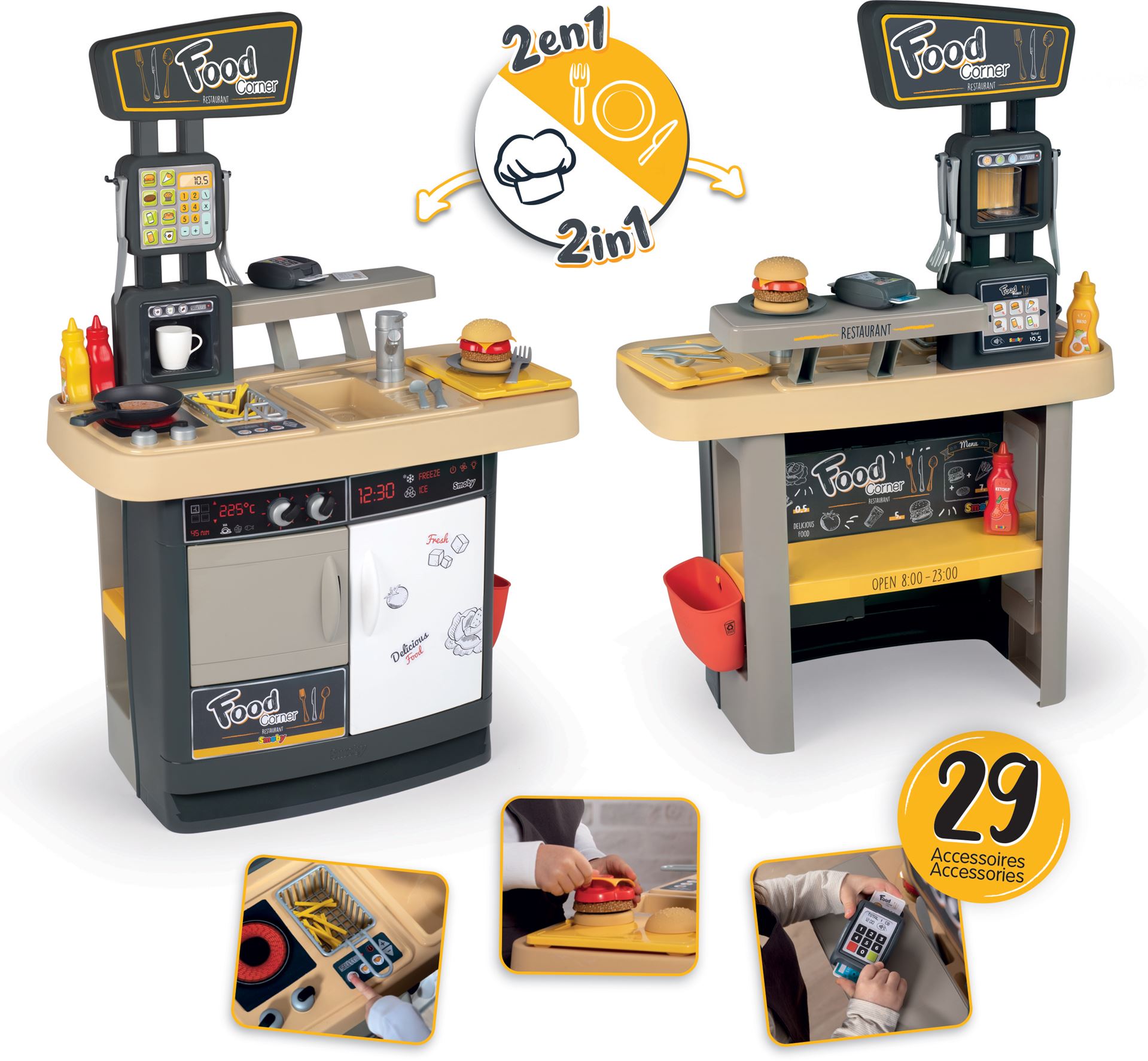 Kids-corner-restaurant-keuken-incl-29-accesoires