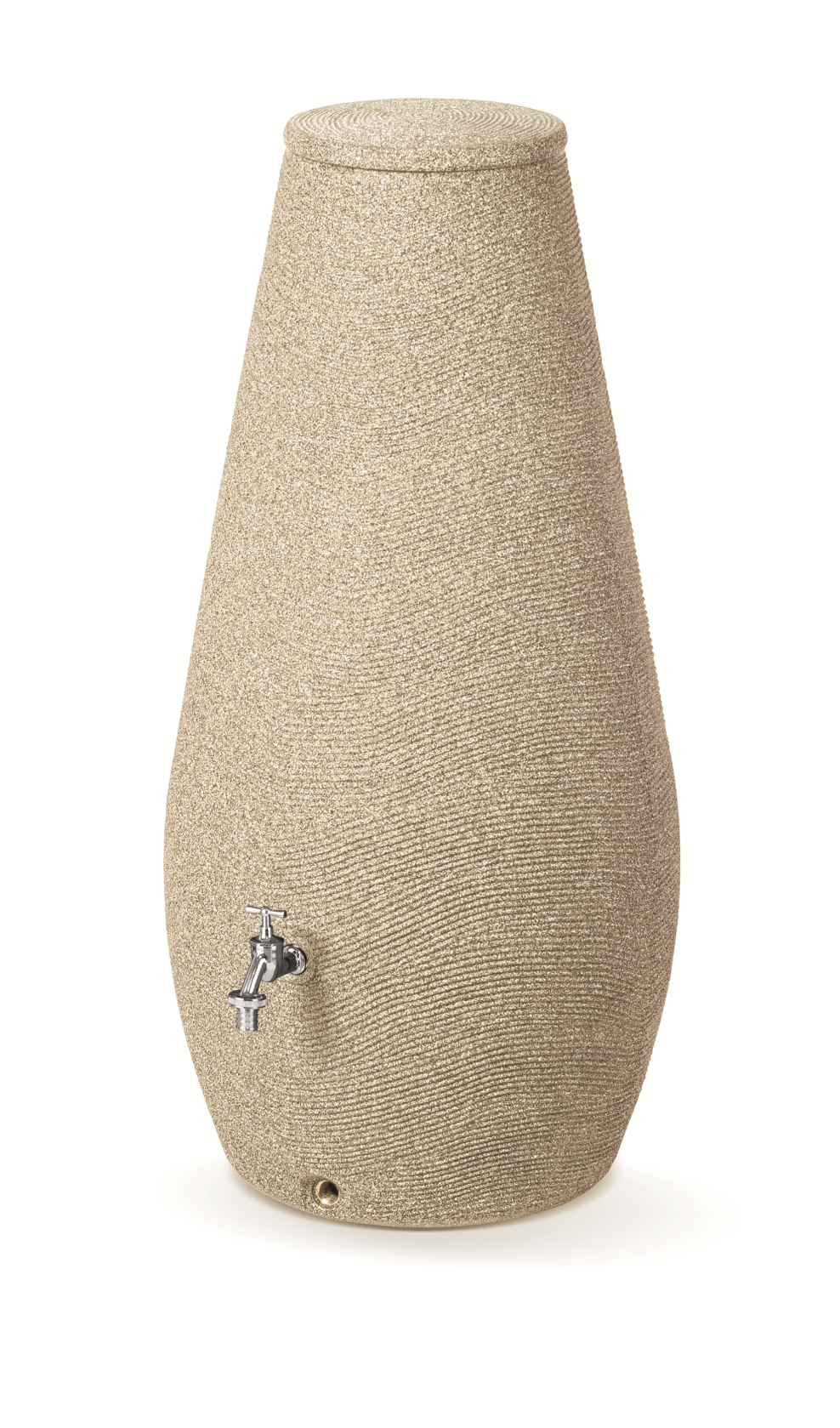 Prosperplast Drop Rain Barrel - 200 Liter - Gray - Modern Design