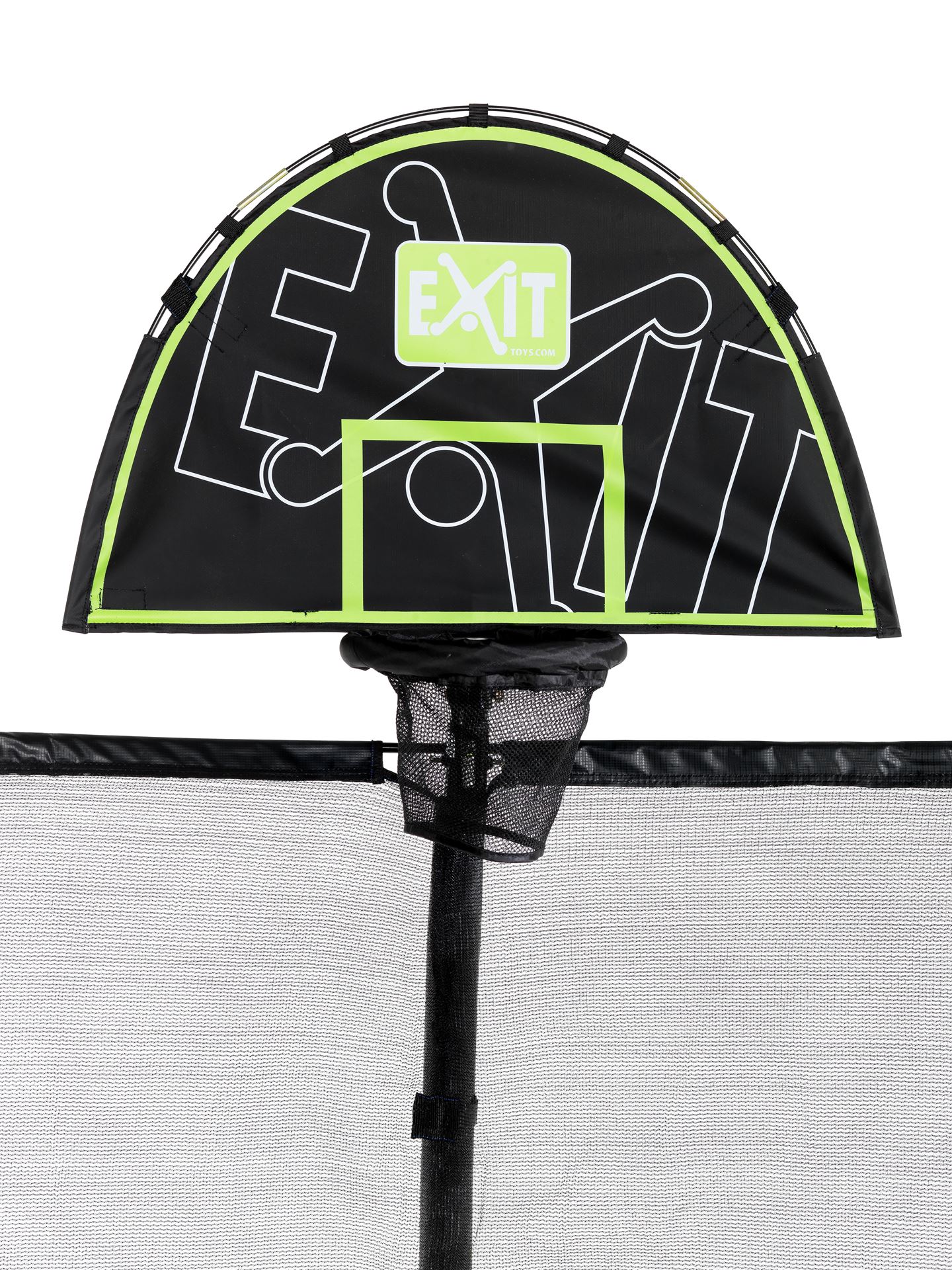 EXIT-trampoline-basket-25-38mm-groen-zwart