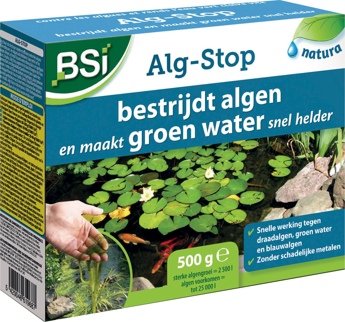 Alg-stop-500gr-Maakt-vijverwater-helder-in-enkele-dagen