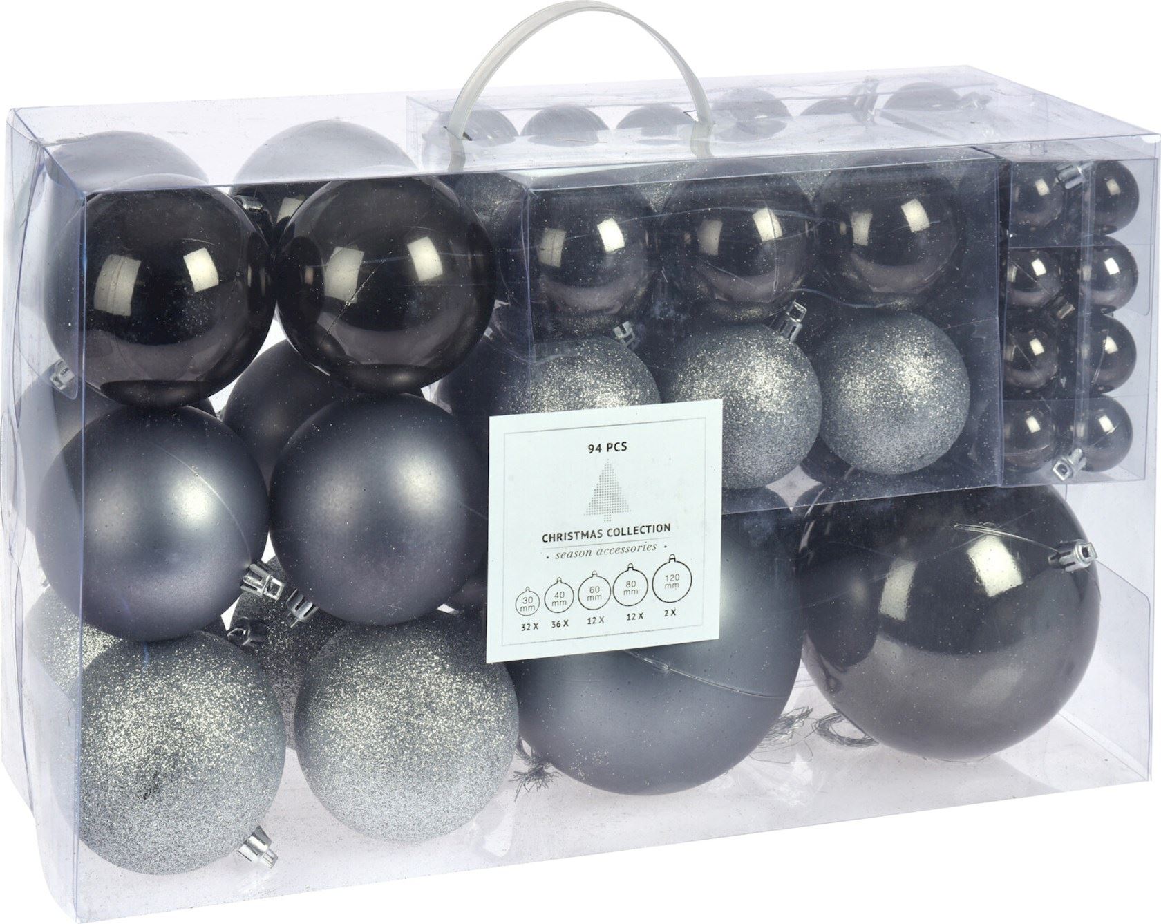 kerstbal-set-94sts-zwart-zilver
