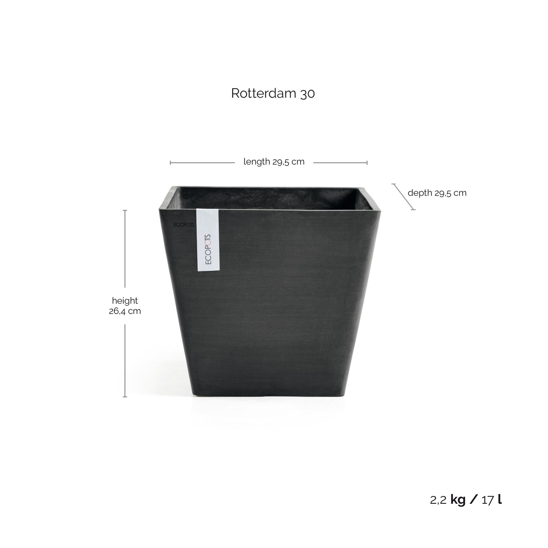 Ecopots-rotterdam-dark-grey-LBH-30x30x26-3-cm