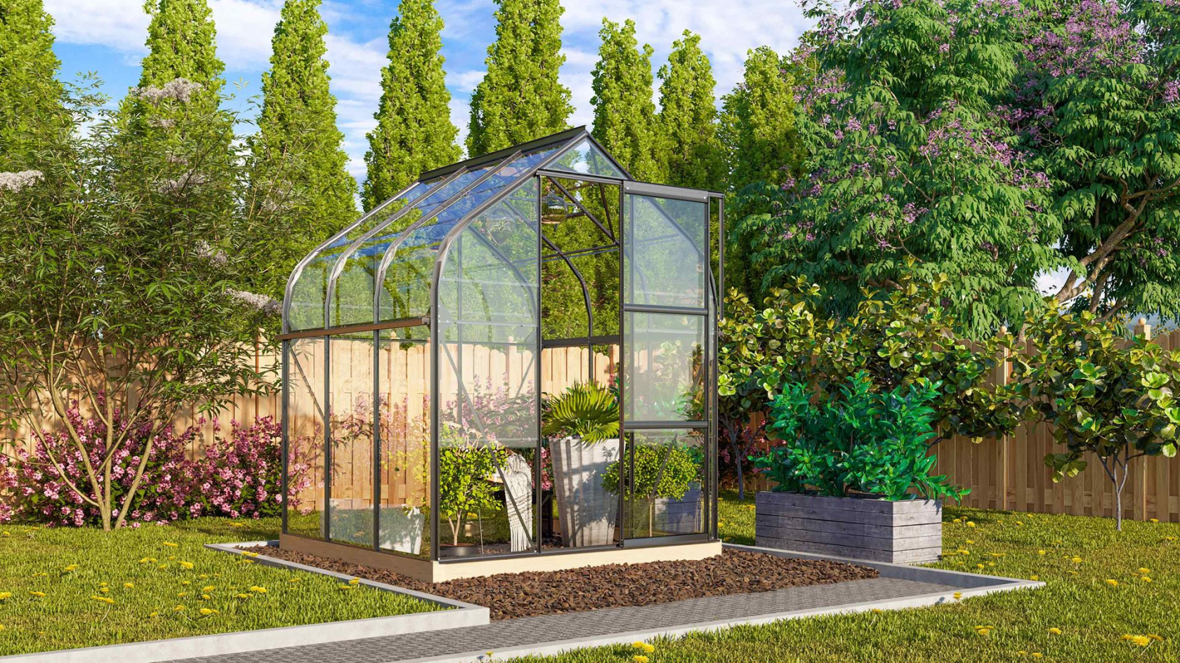 Vitavia Orion serre - 3,8m²  - Zwart