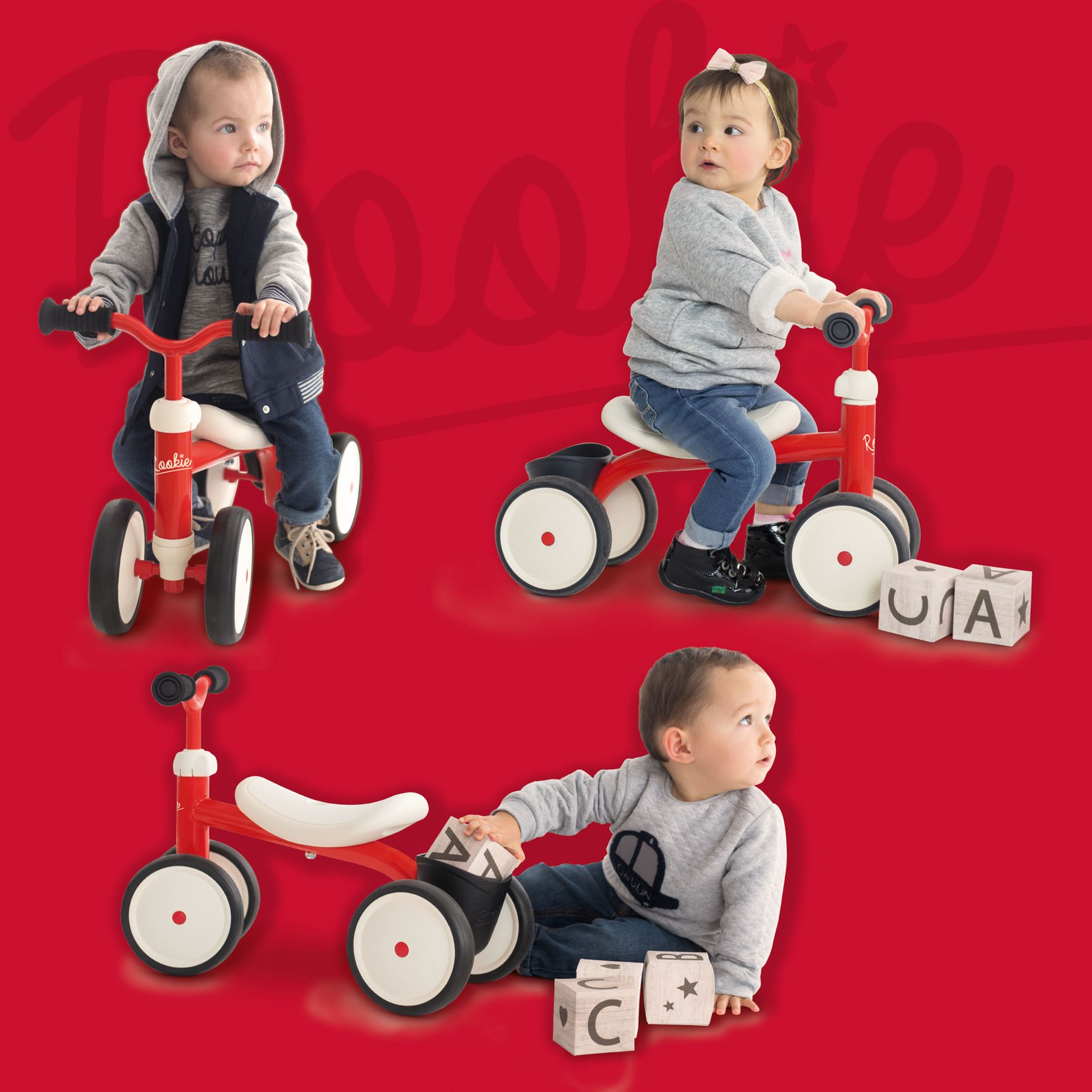 Velo smoby rouge outlet