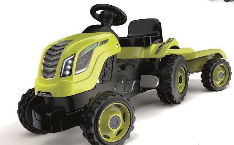 Tractor-Boer-XL-Groen-aanhanger