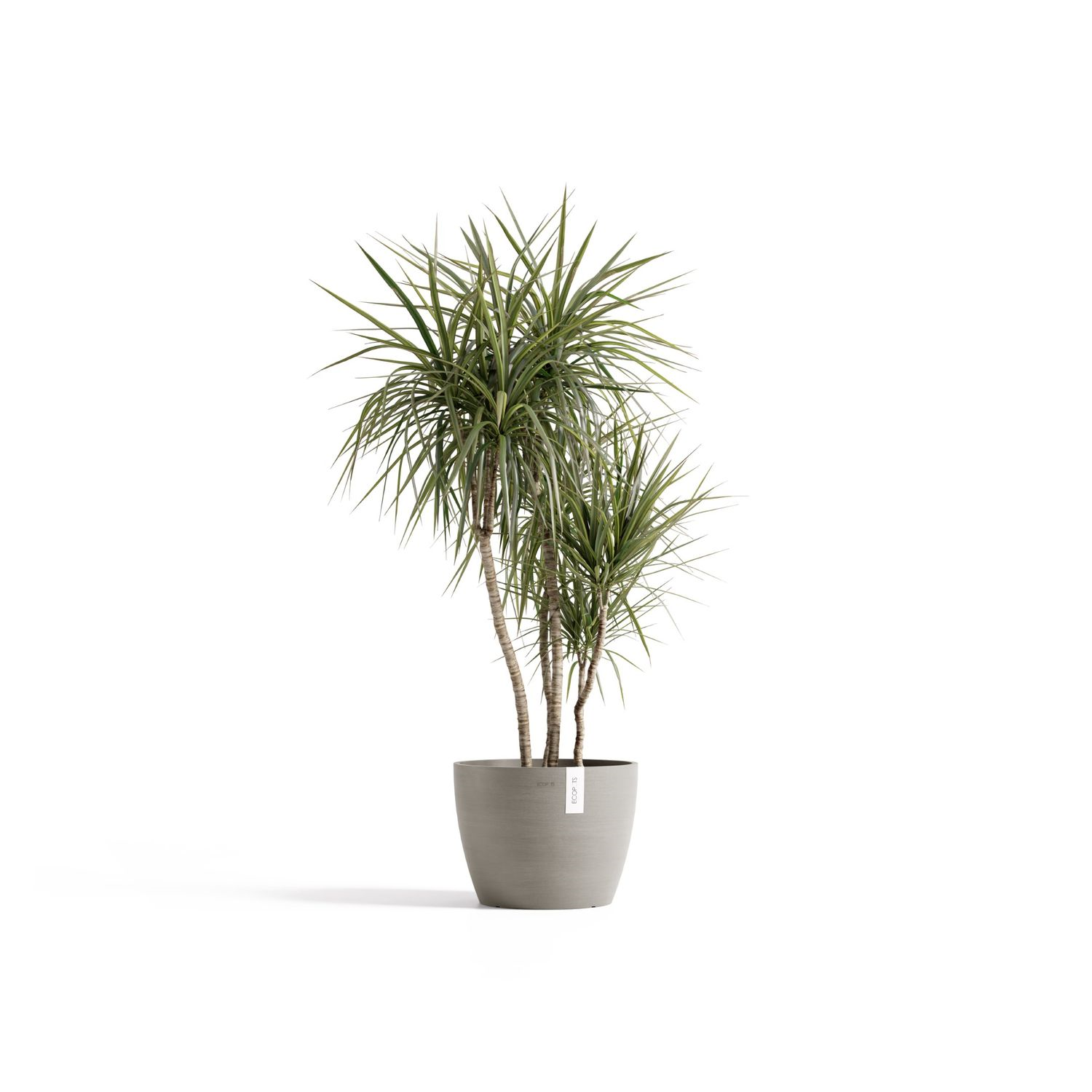 Ecopots flowerpot Stockholm 40 - Round - Taupe - Ø40 x H30 cm