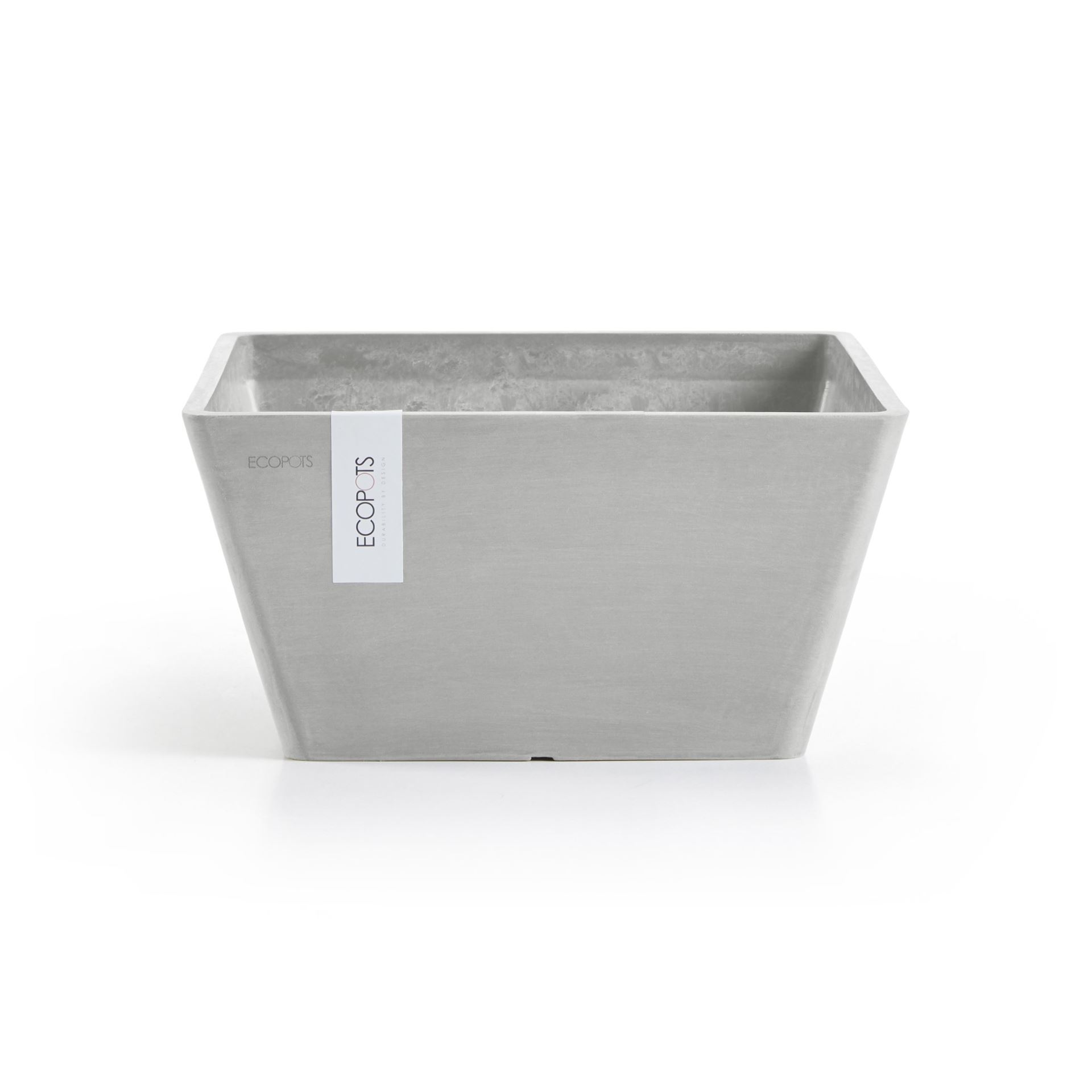 Ecopots-berlin-white-grey-LBH-30x30x16-cm