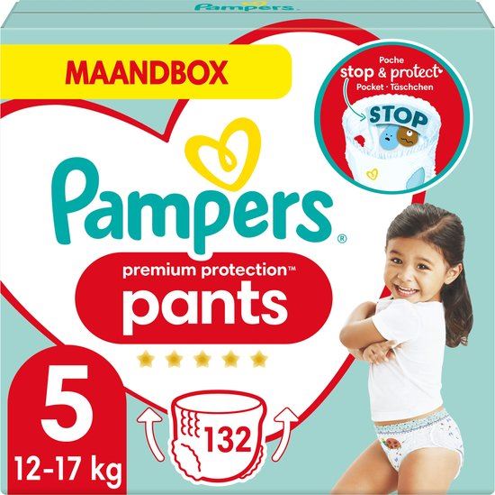 Pampers-Premium-Protection-Pants-Maat-5-12-17kg-132pcs