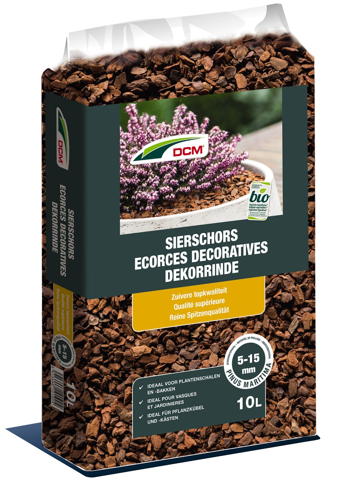 DCM écorce ornementale 5-15 - 10L - Bio