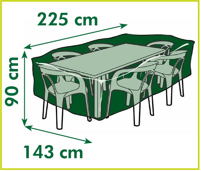 Beschermhoes-voor-tuinset-rechthoekig-grijs-PE-H90x225x143cm